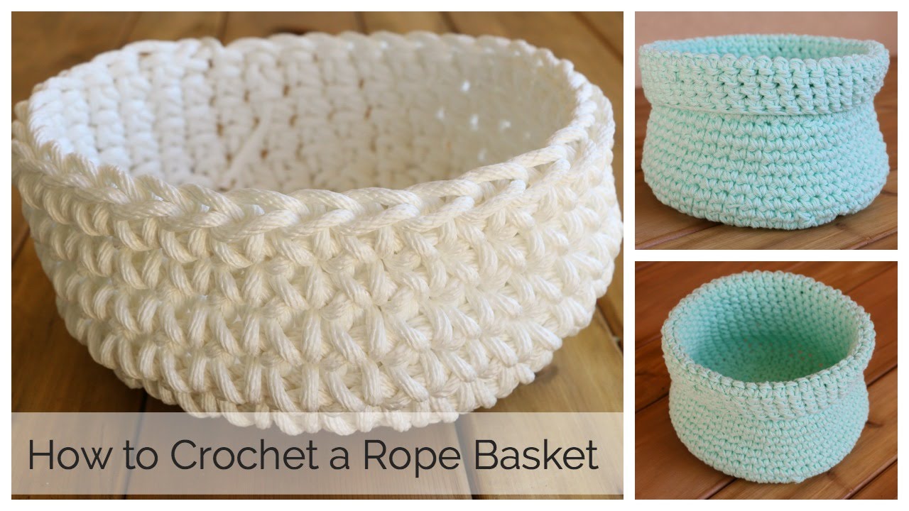 How to Crochet a Basket