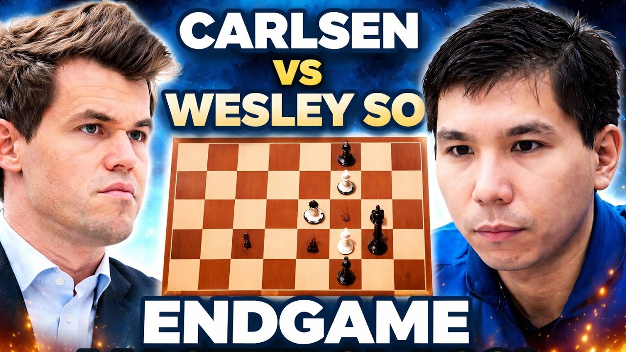 Carlsen vs Wesley So | GCT SuperUnited 2025 Croatia | Endgame Masterclass | Learn Chess Part - 28