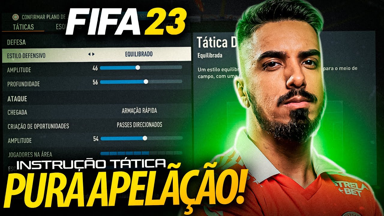 FIFA 23 || TODOS PRÓ PLAYERS ESTÃO USANDO ESSA INSTRUÇÃO TÁTICA ⚡ || DICA TÁTICA ULTIMATE TEAM ||