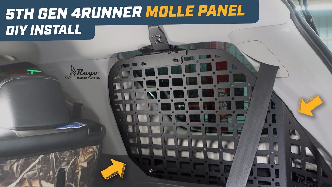 Установка панели 4Runner Molle — Rago Fabrication | Панель 4Runner Molle 5-го поколения