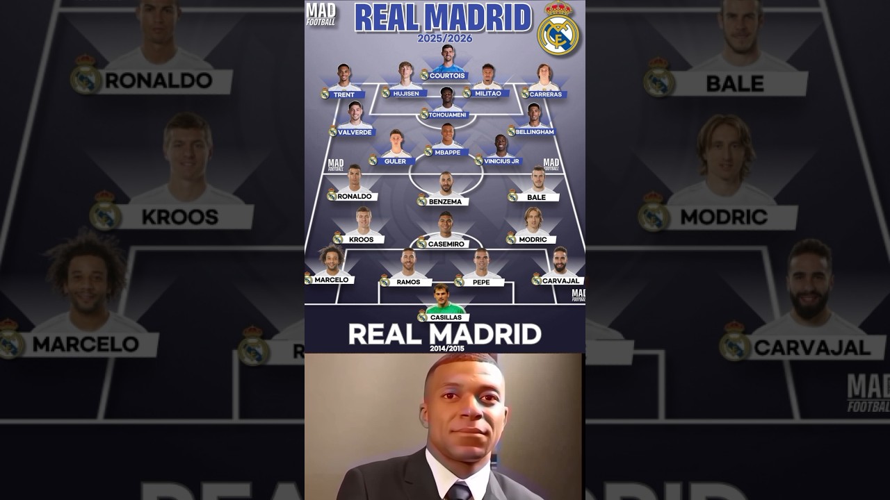 Real Madrid 2014/15 vs 2025/26 XI ⚔️