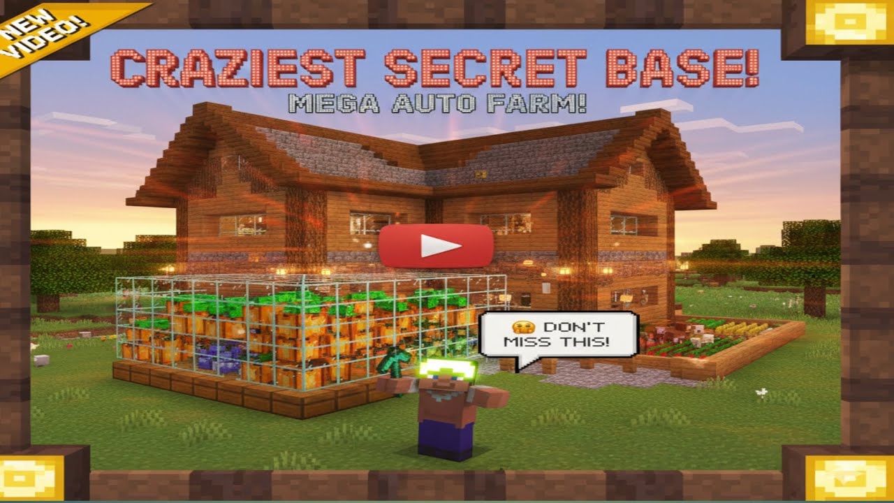 Minecraft: Subscribe Wala Ghar Aur Secret Farm! 😱 (Don't Miss the End)