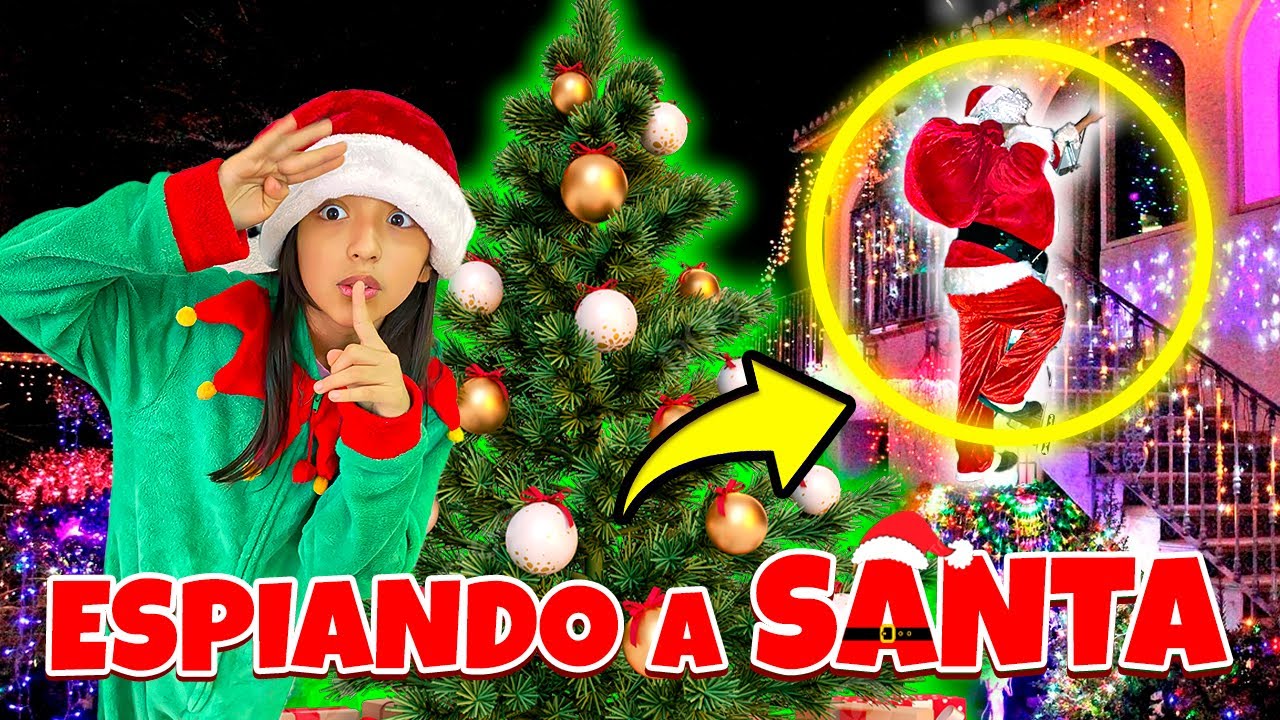 😱ESPÍE A SANTA Y ESTO PASO!🎅🏻¡DESCUBRÍ SU SECRETO!I Yo soy Aranza