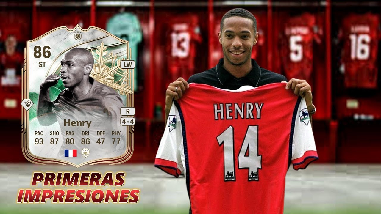 NOOOO... Henry que te han hecho!!!! - ÍCONO HENRY 86 WD - EA FC 26 -  Primeras impresiones