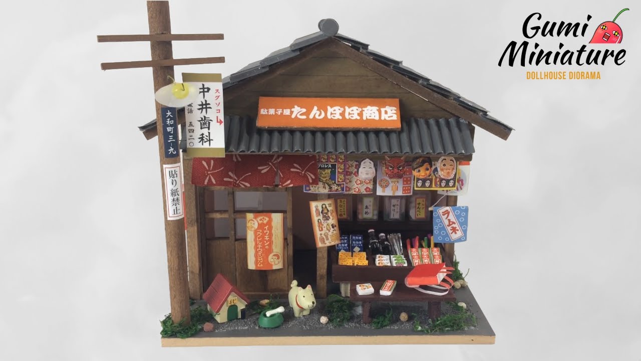 Billy Dollhouse kit Showa series kit Mom-and-pop candy store