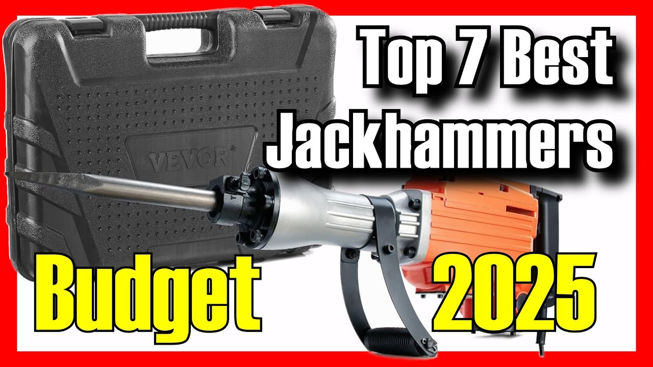 🔥 TOP 7 BEST Budget Jackhammers to Buy on Amazon [2025]✅[Cheap] Electrics For Concrete / Rock