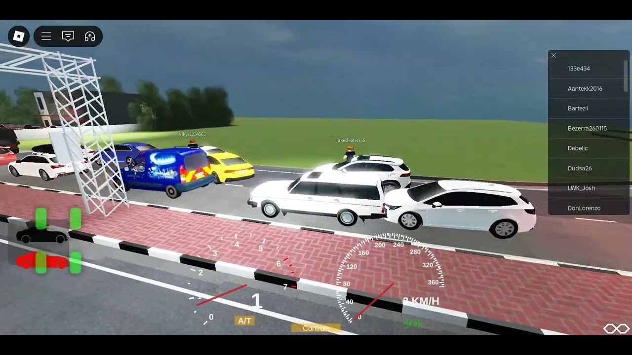 Pärnu, Estonia Heavy Traffic Chaos