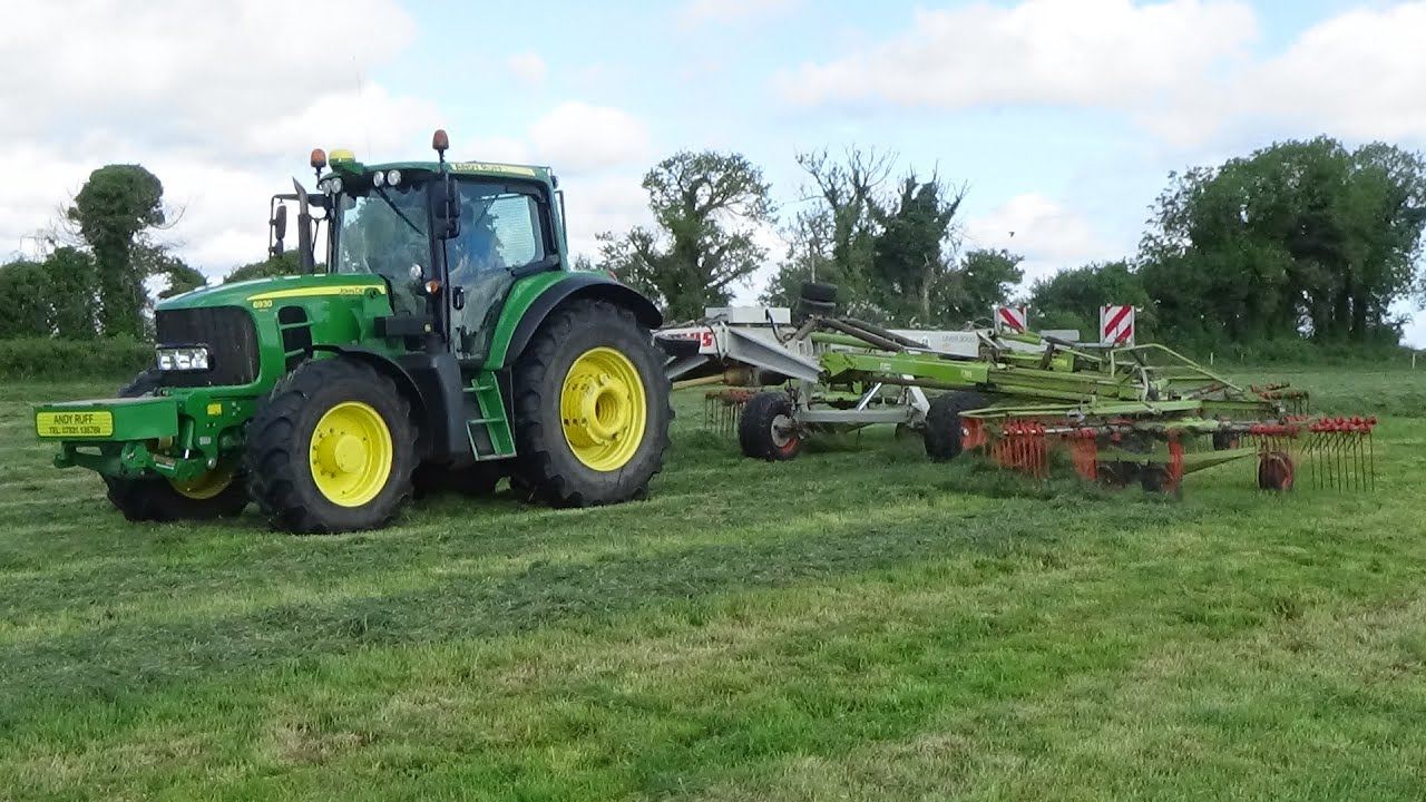 Silage 2022 - Mowing, Rowing Up & Lifting 2nd Cut with Case IH Pumas & John Deere's