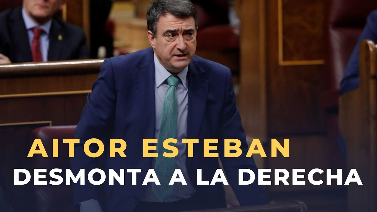 Aitor Esteban desmonta en 90 segundos las críticas de 