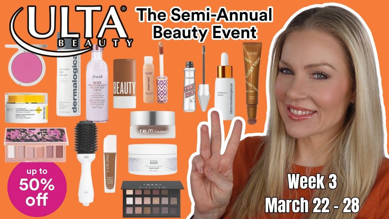 *NEW* ULTA BEAUTY SEMI-ANNUAL BEAUTY EVENT 2024 \ WEEK 3 - March 22 - 28 \ All Sale Items Released!
