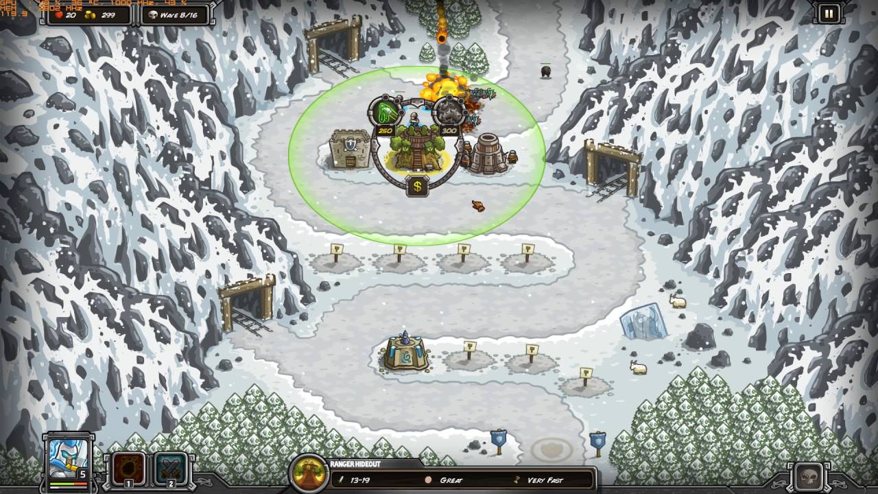 Kingdom Rush - GOLDSTEP MINES - Veteran - 130/130 [STEAM]