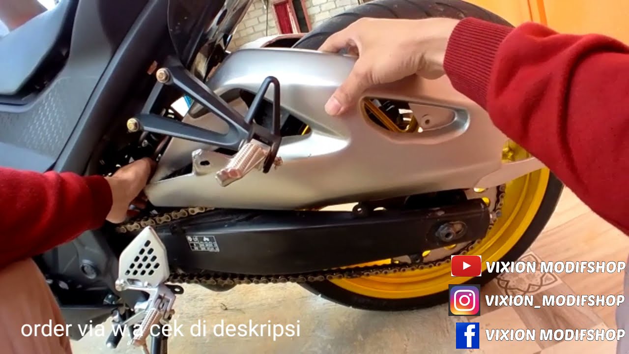 pemasangan cover arm r1m bikin tampilan makin keren