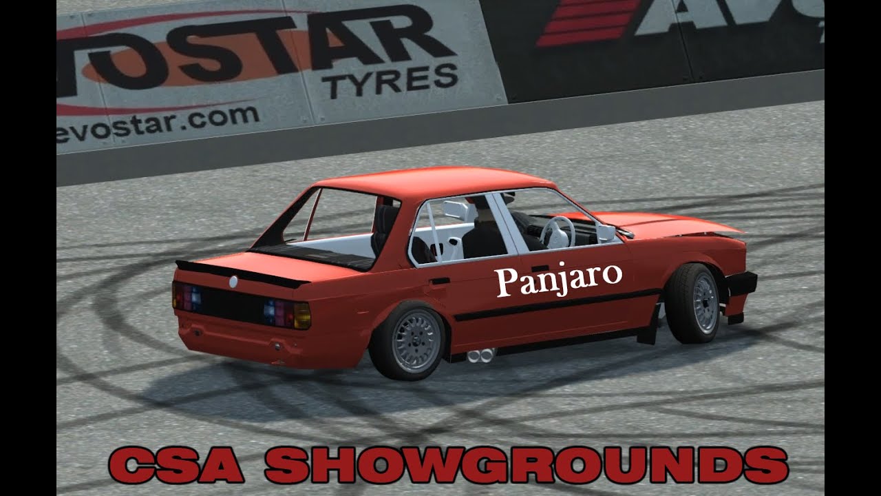 LFS/ PANJARO SPINNING BMW E30 AT CSA SHOWGROUNDS/ 2JZ-GE/ ONBOARD CAMERA