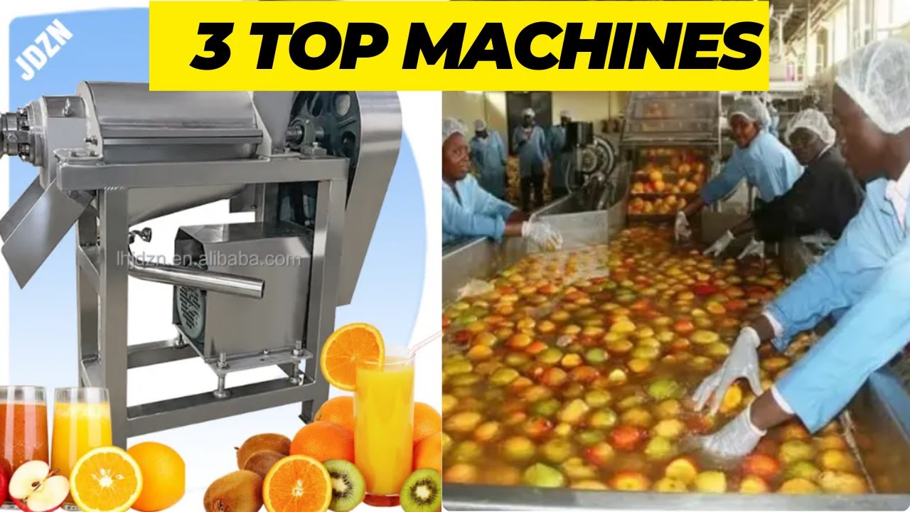 La transformation des fruits en jus de fruits en Afrique TOP BUSINESS / PRIX des machines