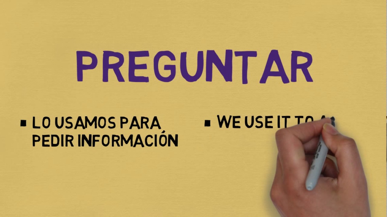 Pedir vs preguntar