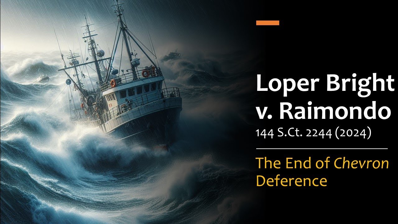 Loper Bright v. Raimondo (2024) - The End of Chevron Deference