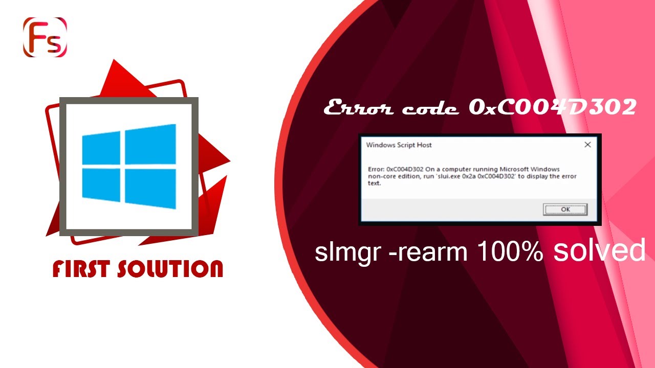 How TO fix SLMGR -REARM is not running issue ||