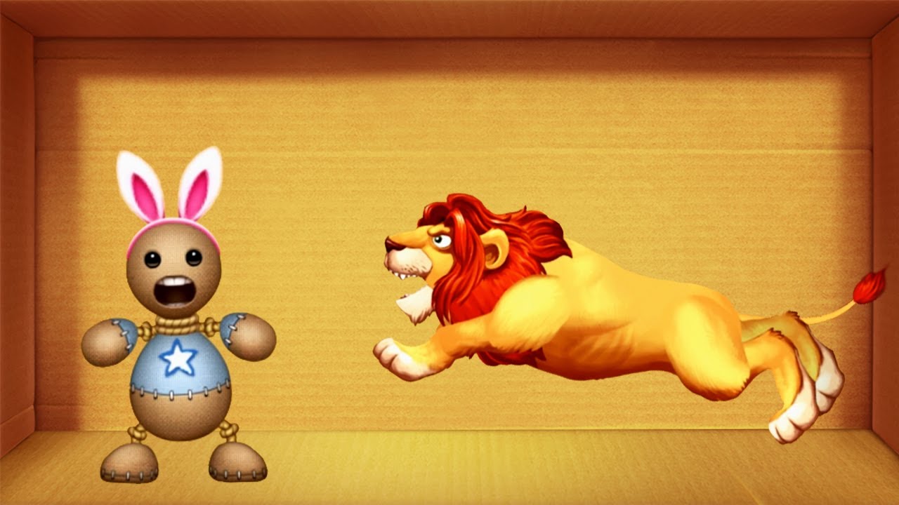 Crazy Lion vs The Buddy | Kick the Buddy