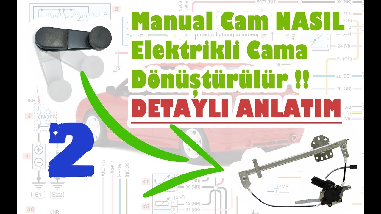 Elektrikli camların kablo tesisatının çekilmesi | Bölüm 2 #psa #citroen #xsara #kendinyap #diy #car