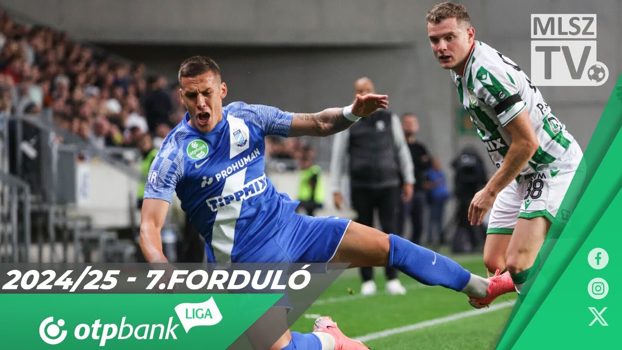MTK Budapest - Ferencvárosi TC | 1-3 | (1-2) | OTP Bank Liga | 7. forduló | MLSZTV