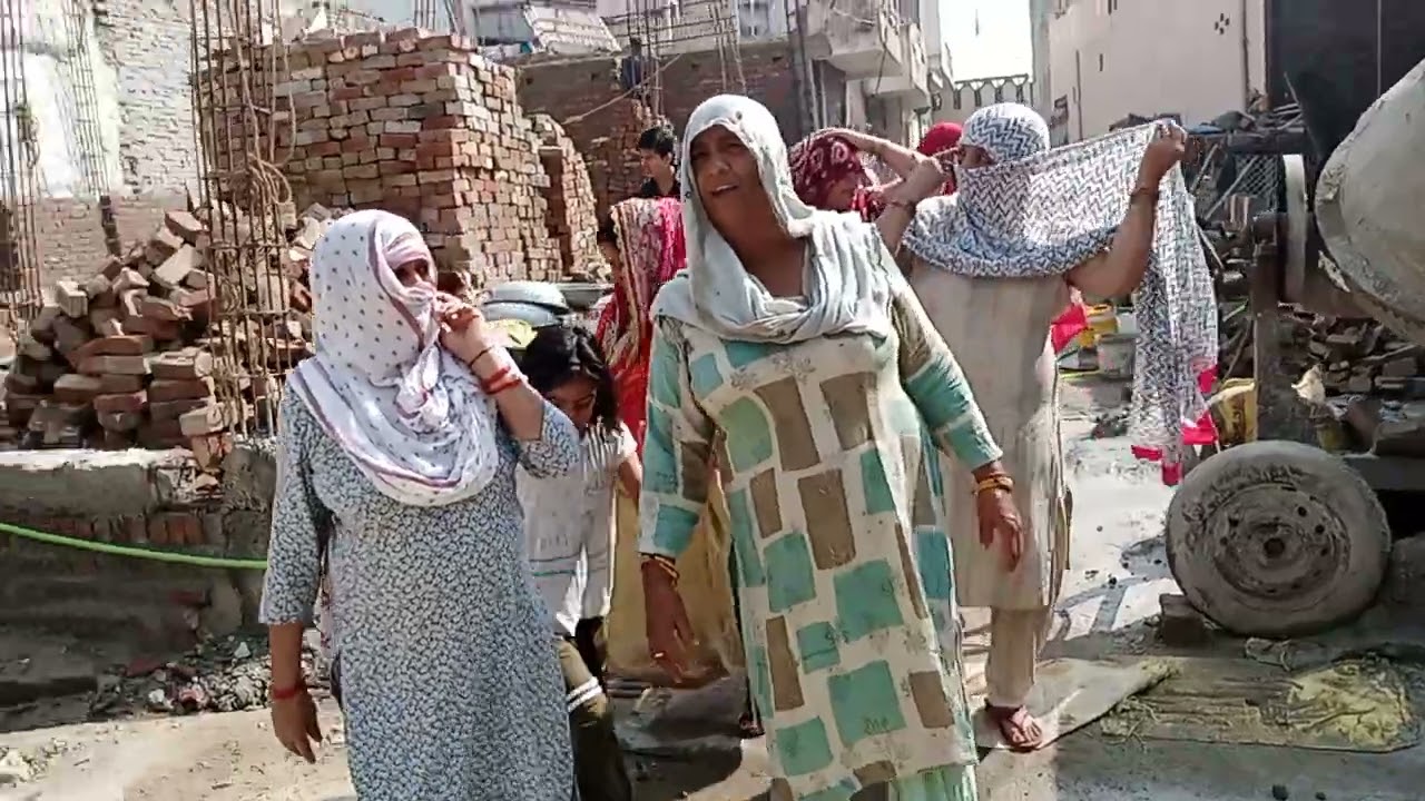##🥰आज नेहा की शादी का भात न्योतण जाते हुवे 🙏गाया भात का गीत👏 ##