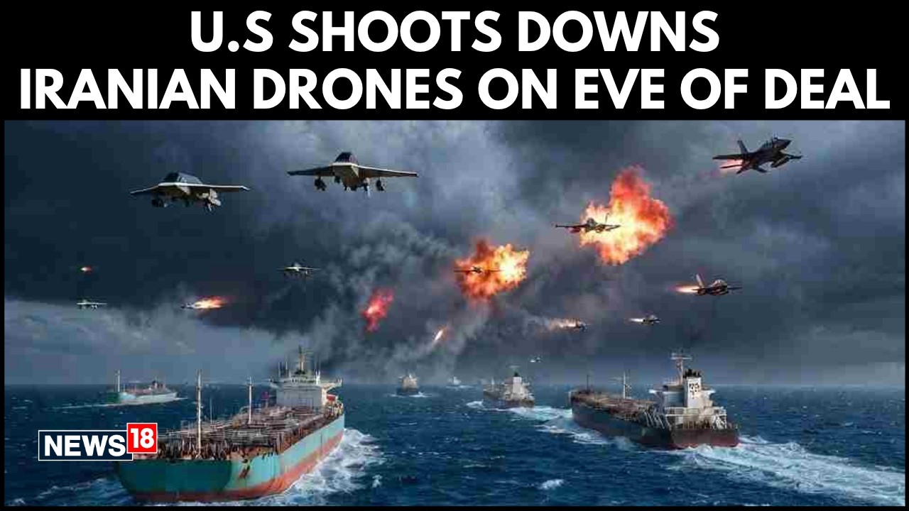 U.S. Downs Iranian Drones Near Strait Of Hormuz As Peace Talks Enter Final Stage | N18G