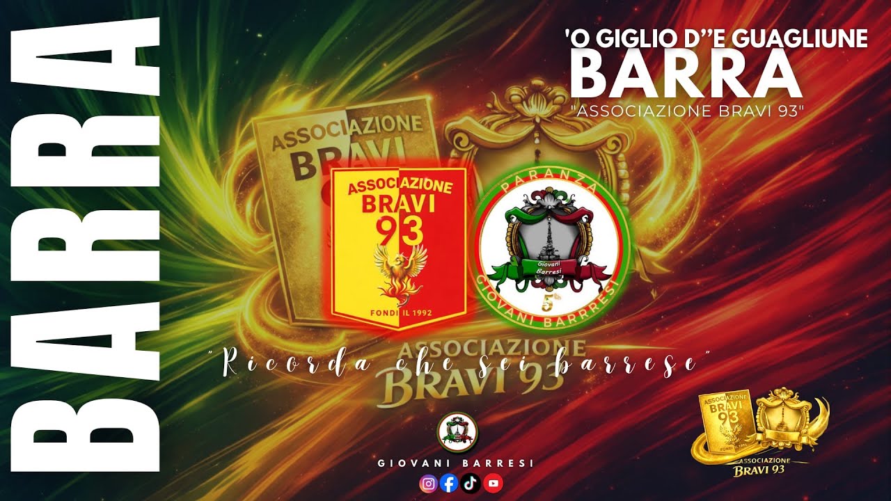 Giovani Barresi - Barra 2026 “Bravi 93” alzata striscione Barra 01.02.2026
