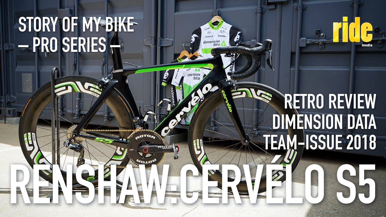 Mark Renshaw and his 2018 Dimension Data team issue Cervélo S5 (Story of my bike, pro series)