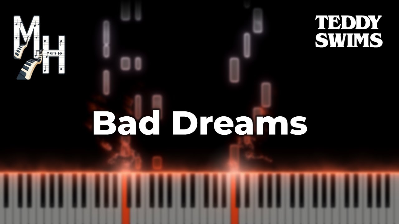Teddy Swims - Bad Dreams | Piano Cover + Sheets + MIDI