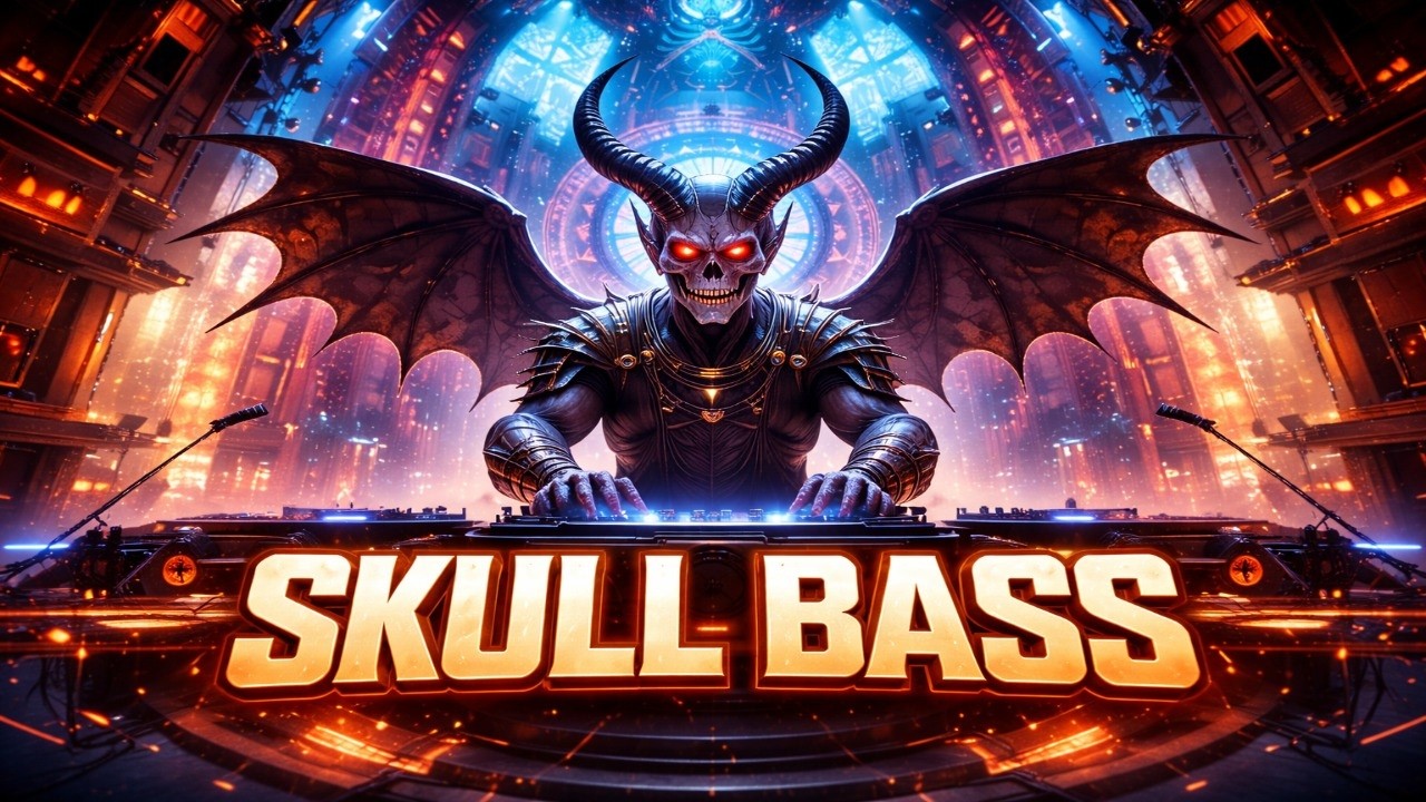 💀 SKULLBASS EDM 💀 Night Bass EDM 💀 Dark Skull Bass Music for Workout, Gaming Focus & Energy Boost