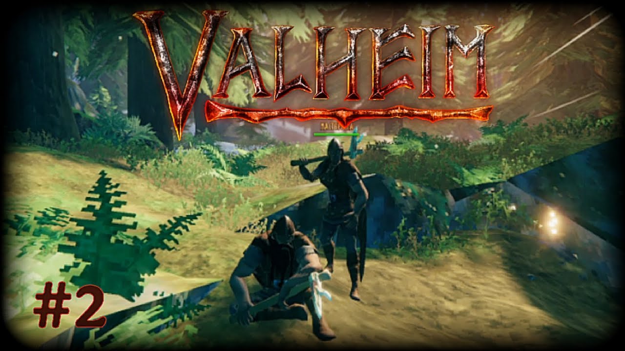 VALHEIM Пепельные земли - Кооп прохождение. Эйктюр, Черный лес и ядра сусликов. #2