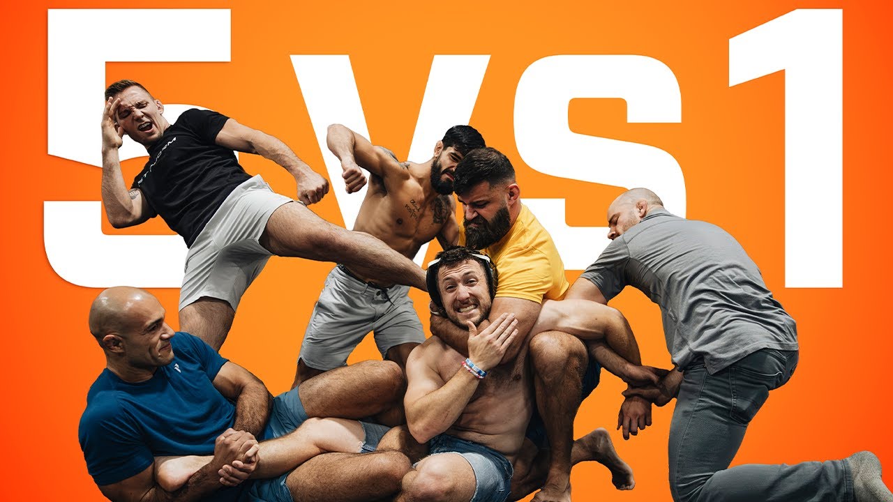 5 VS 1 with UFC Fighter Julian Marquez