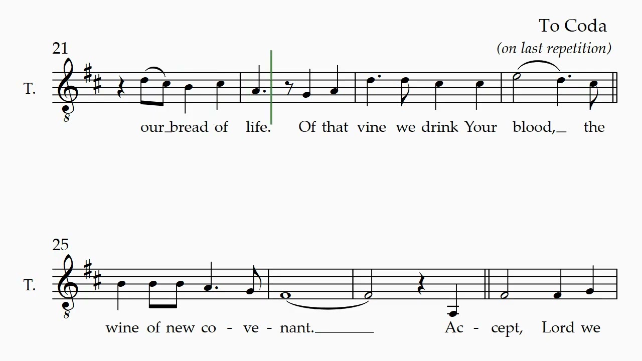 The Seed (D Maj) Tenor