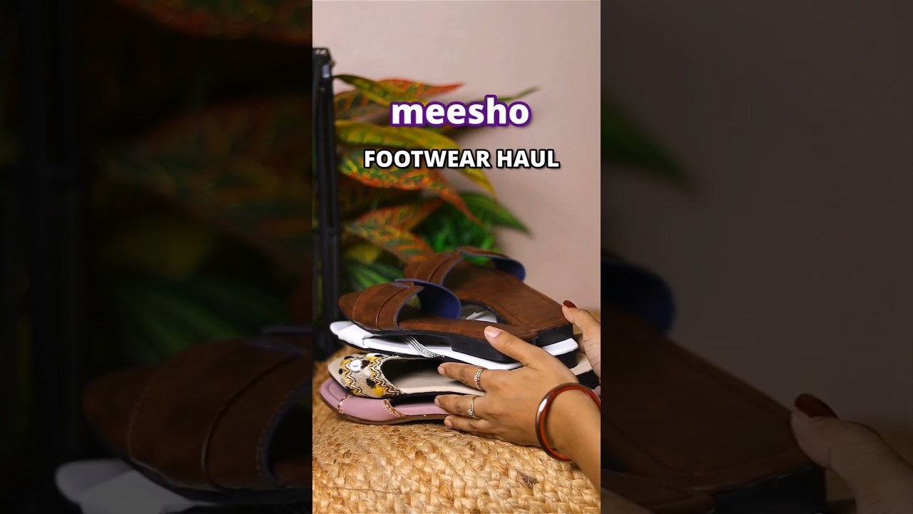 meesho Footwear haul | meesho women flat footwear finds | trending women footwear
