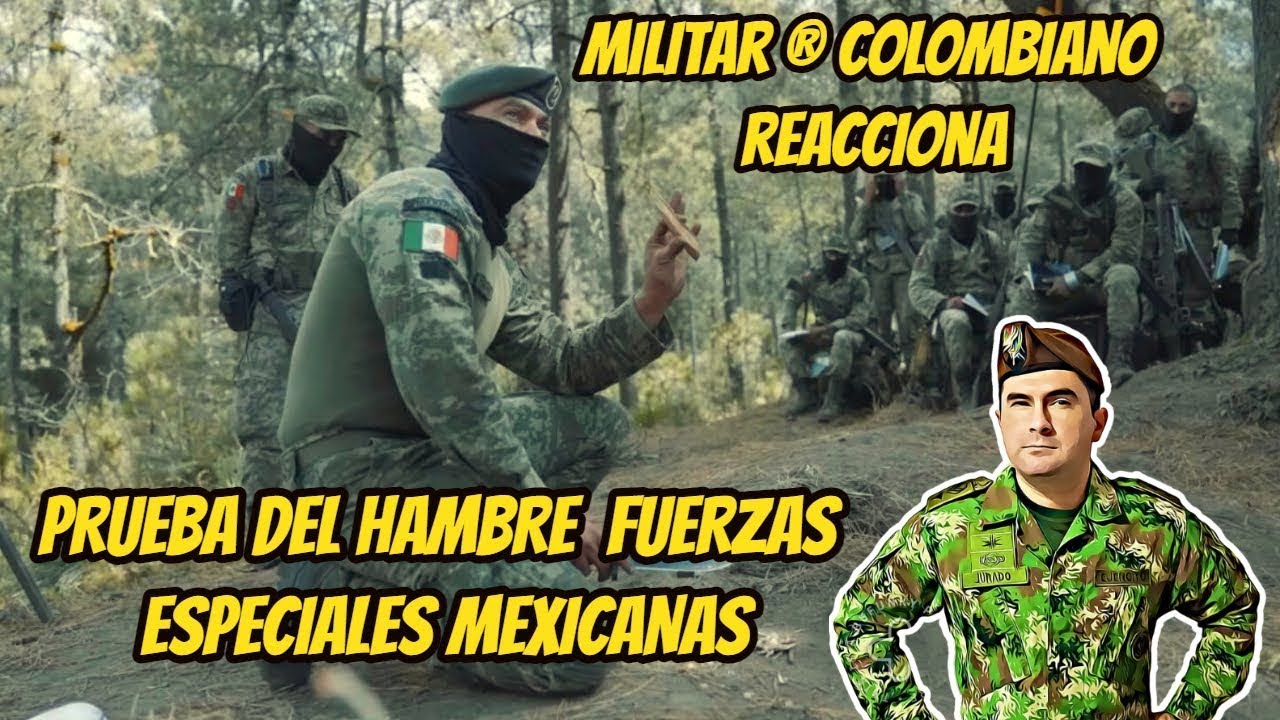 “¡IMPACTANTE! 😱 Militar Colombiano ® reacciona a la PRUEBA del HAMBRE de las FUERZAS ESPECIALES 🦇