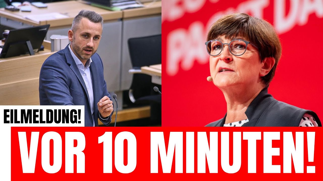 AfD-Coup im Parlament: Siegmund legt Brief am SPD-Pult ab – Lachen endet!