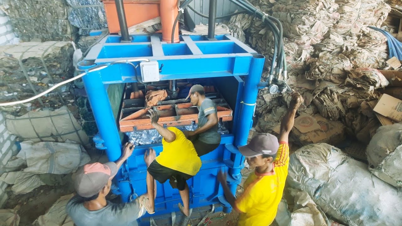 mesin press botol plastik air meneral elektrik