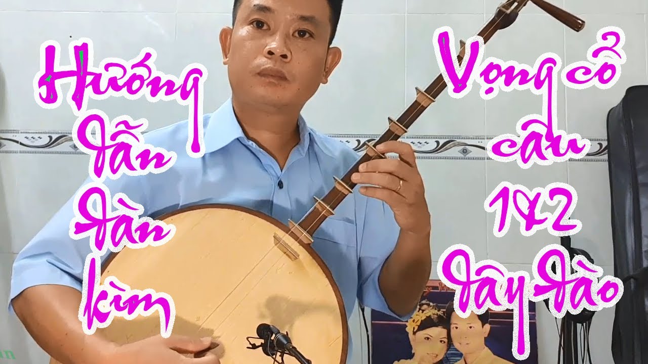 Tự học đàn kìm | Vọng cổ câu 1 và 2 (hò 4 - dây đào) | Tấn Thành Bàu Năng