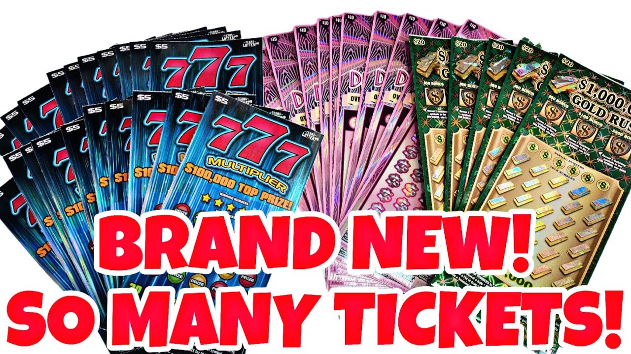 BRAND NEW scratch off tickets in Texas and I GOT EM ALL!