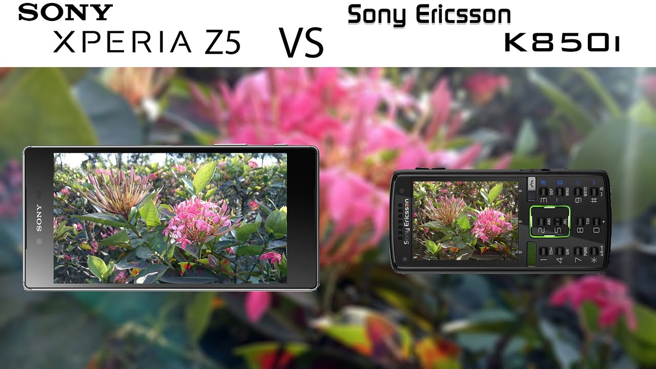 Xperia Z5 vs Sony Ericsson K850i