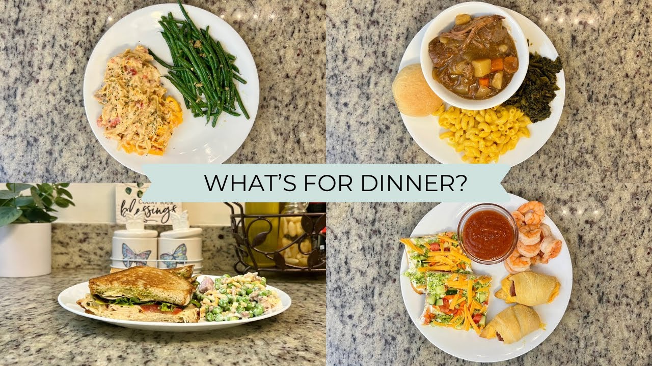 WHAT’S FOR DINNER? | EASY & BUDGET FRIENDLY | REALISTIC WEEKNIGHT MEALS | DINNER INSPIRATION