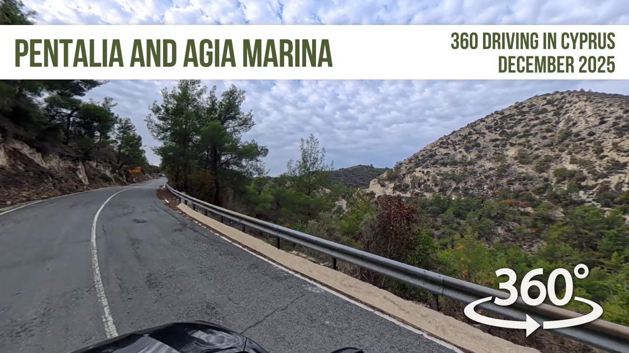 Virtual Tour Of Paphos Countryside Between Pentalia And Agia Marina