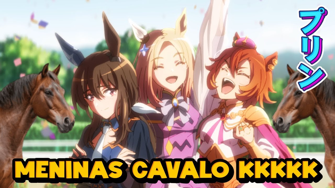 AS MINAS CAVALO FAZENDO CORRIDA 🐴🐴 (que anime emocionante)