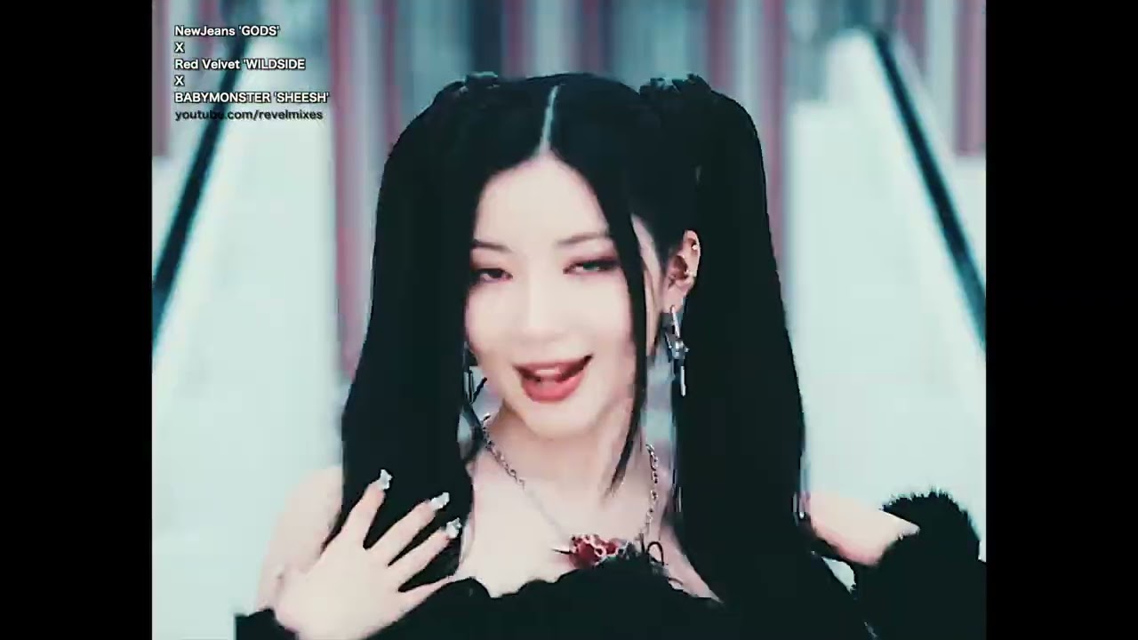NEWJEANS x RED VELVET x BABYMONSTER (Gods + WILDSIDE + Sheesh)
