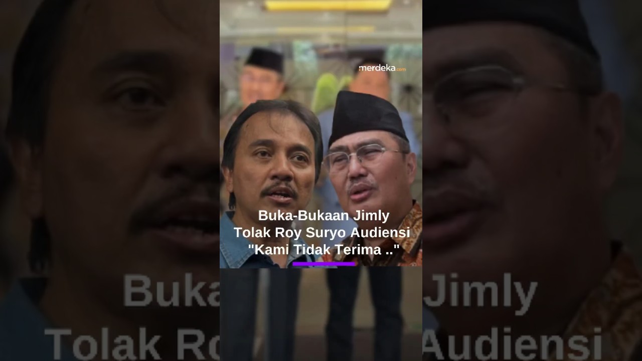 Blak-Blakan Jimly Tegas Tolak Roy Suryo Cs Audiensi: Tidak Terima Status Tersangka