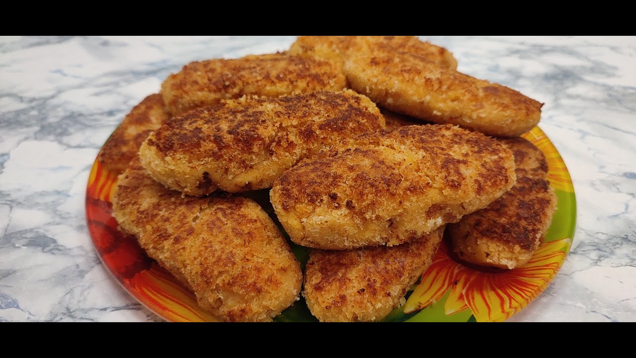 Постные котлеты из гороха / Lean pea cutlets