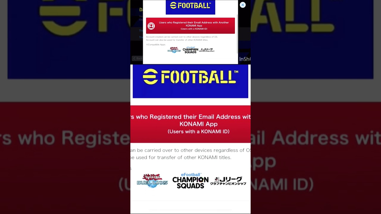 How to link Konami ID to a new phone to retrieve all players and data #version #deletion #efootball