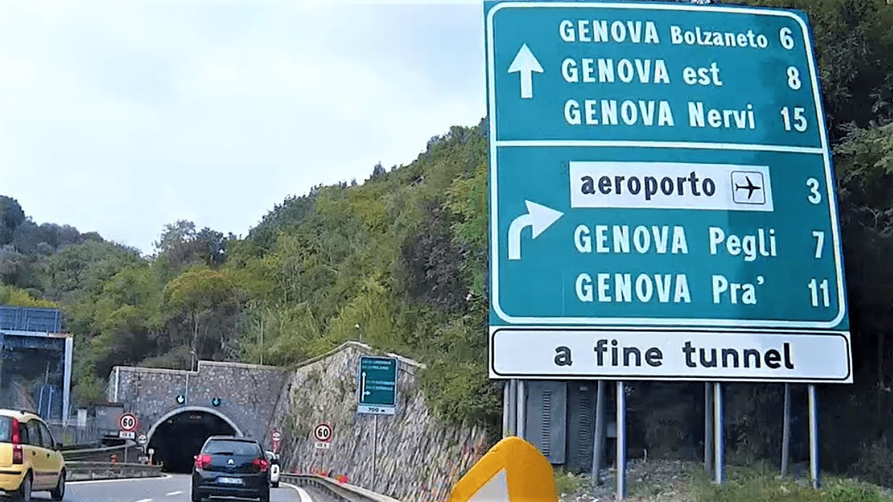 Autostrada A10 dal casello di Genova Ovest fino al Ponte San Giorgio #a10 #autostrada
