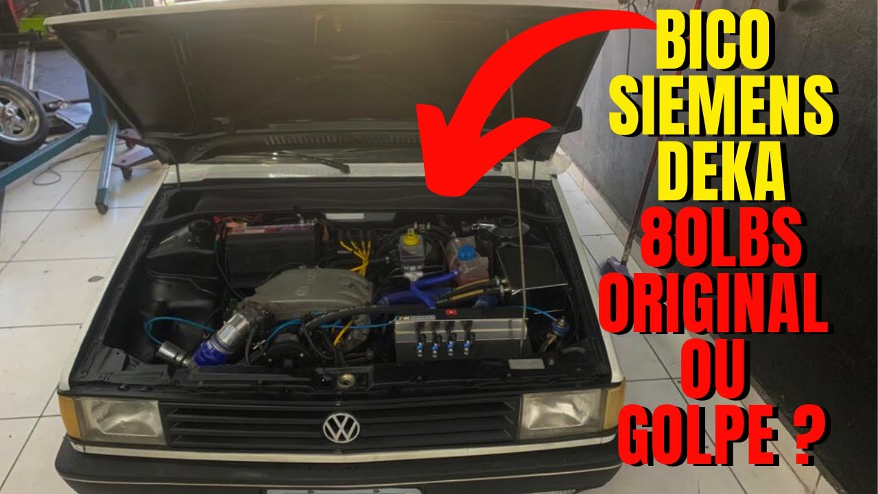 ORIGINAL OU FALSO? BICO SIEMENS DEKA 80LBS LONGO, GOL QUADRADO TURBO KIT PADARIA !