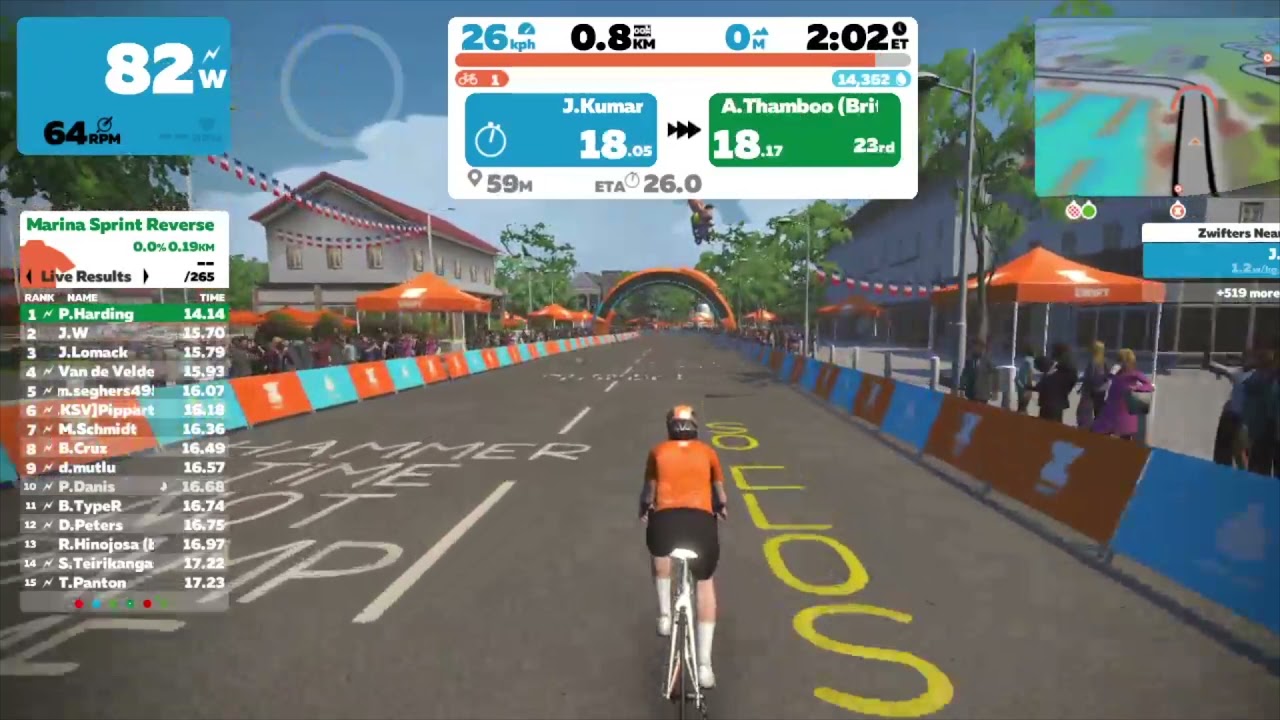 Zwift Virtual Cycling using Cycplus speed sensor